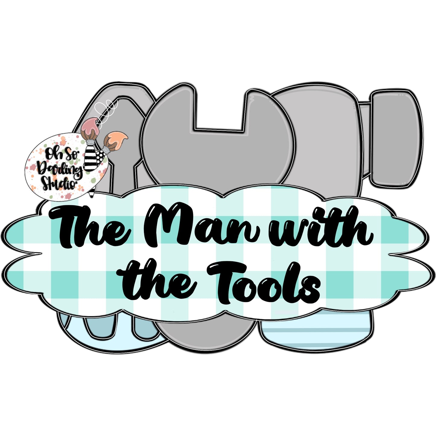 Man with Tools Template